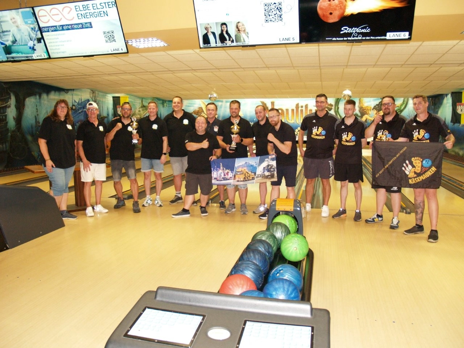 Sieger der 2. Liga – 25. Heimatfest - Bowlingturnier um den Wanderpokal vom Bürgermeister der Stadt Jessen