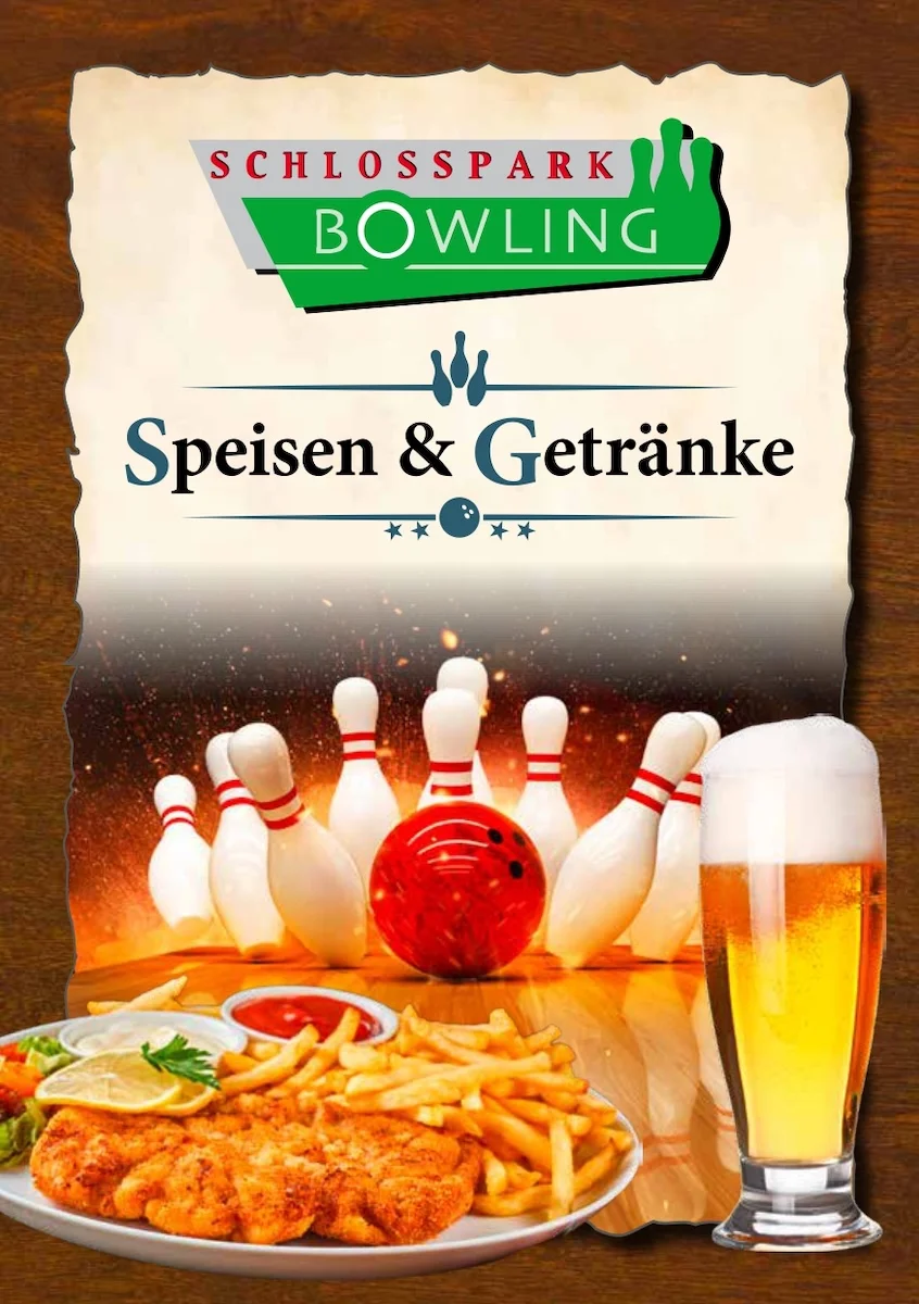 Speisen- und Getränkekarte, Seite 1
